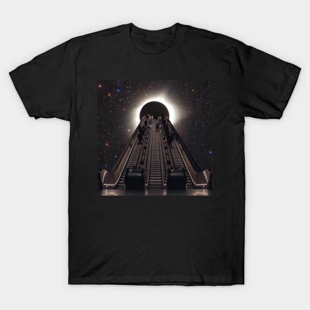 Cosmic Escalation T-Shirt by RiddhiShah